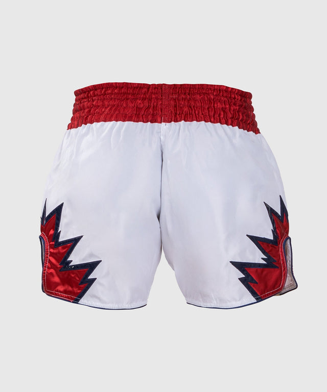 Venum Muay Thai Shorts Inferno – Weiss/Rot
