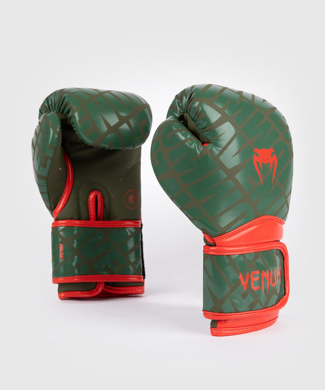Venum Boxhandschuhe Contender 1.5 XT Kids – Armeegrün/Orange