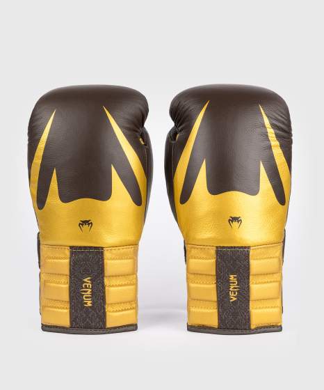 Venum Boxhandschuhe Reverso - Dunkelbraun/Gold