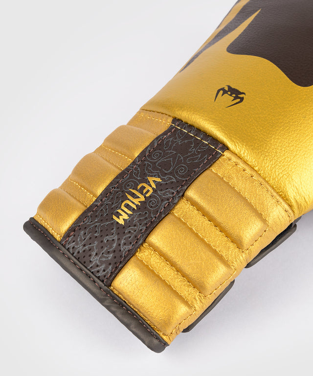 Venum Boxhandschuhe Reverso - Dunkelbraun/Gold