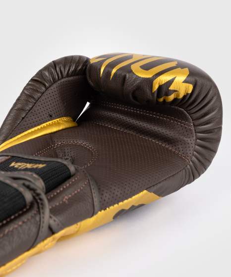 Venum Boxhandschuhe Reverso - Dunkelbraun/Gold