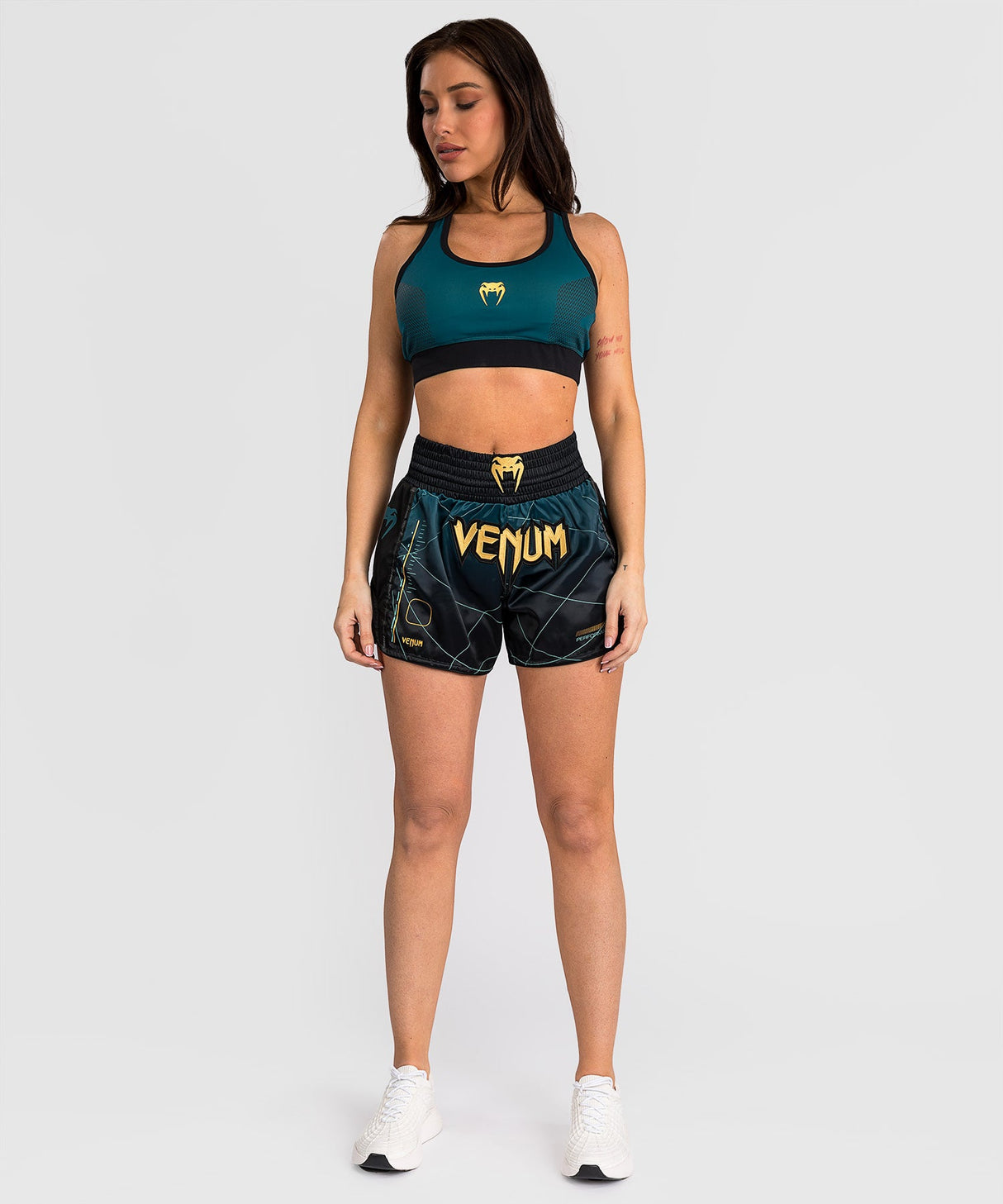 Venum Muay Thai Shorts Damen Tactical XT - Forest Green