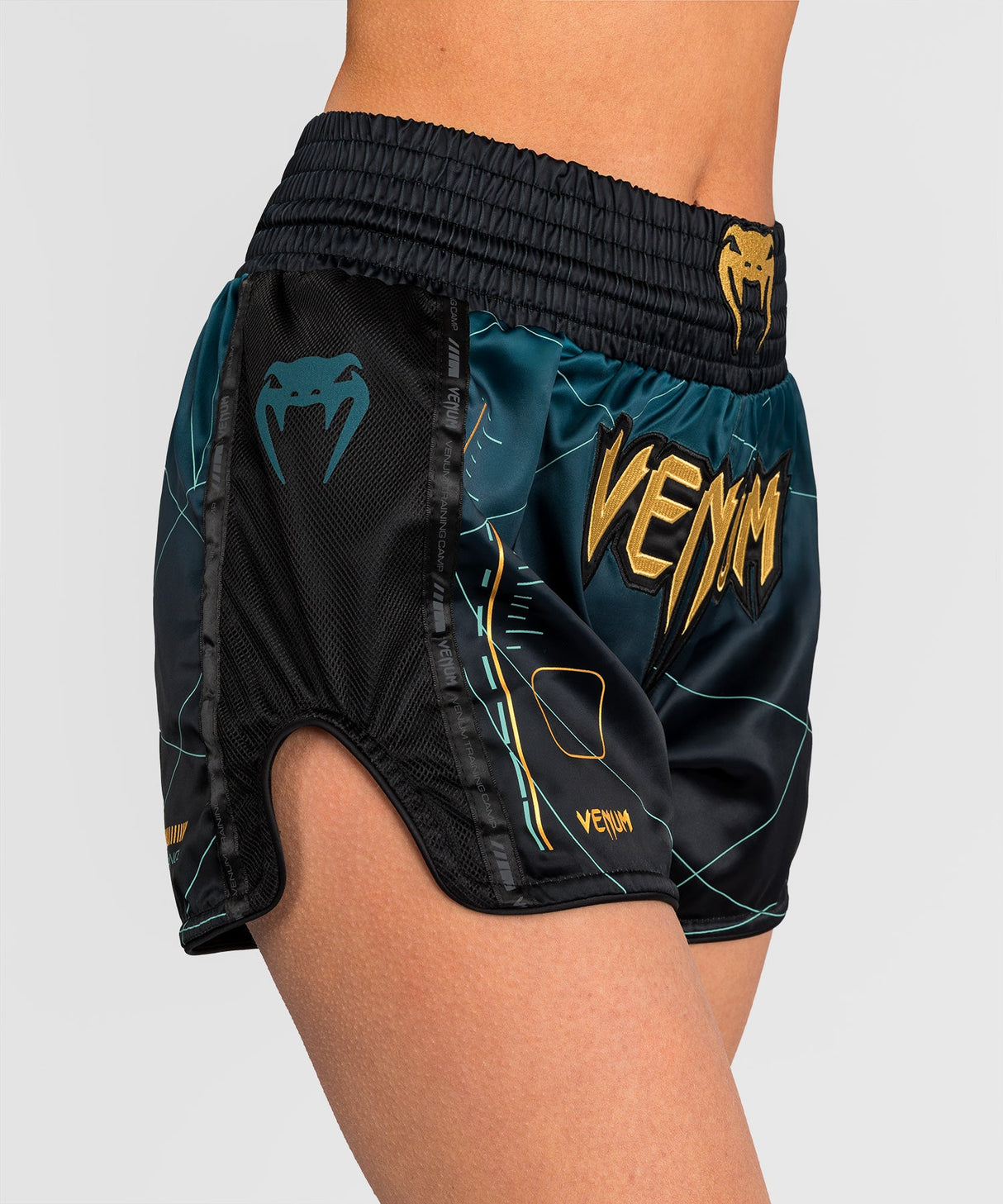 Venum Muay Thai Shorts Damen Tactical XT - Forest Green
