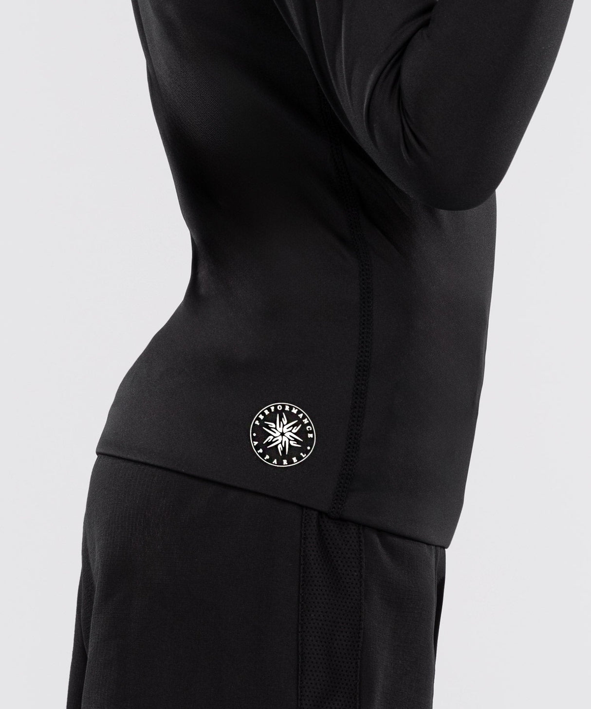 Venum Rashguard Langarm Contender Kinder - Schwarz