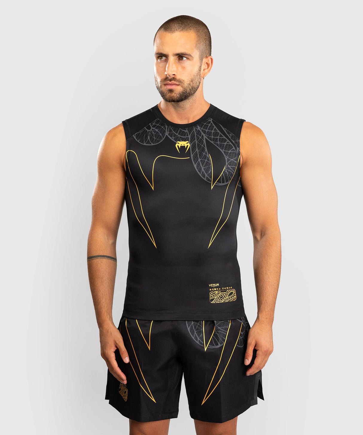 Venum Ärmelloser Rashguard Serpenti - Schwarz