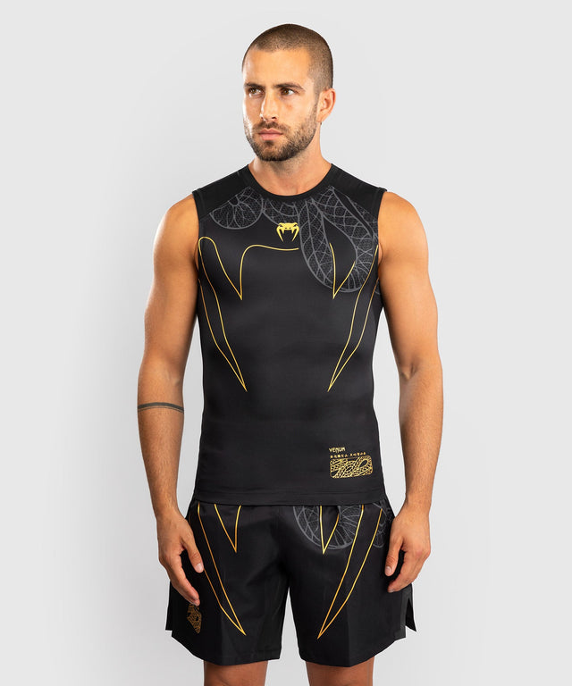 Venum Ärmelloser Rashguard Serpenti - Schwarz