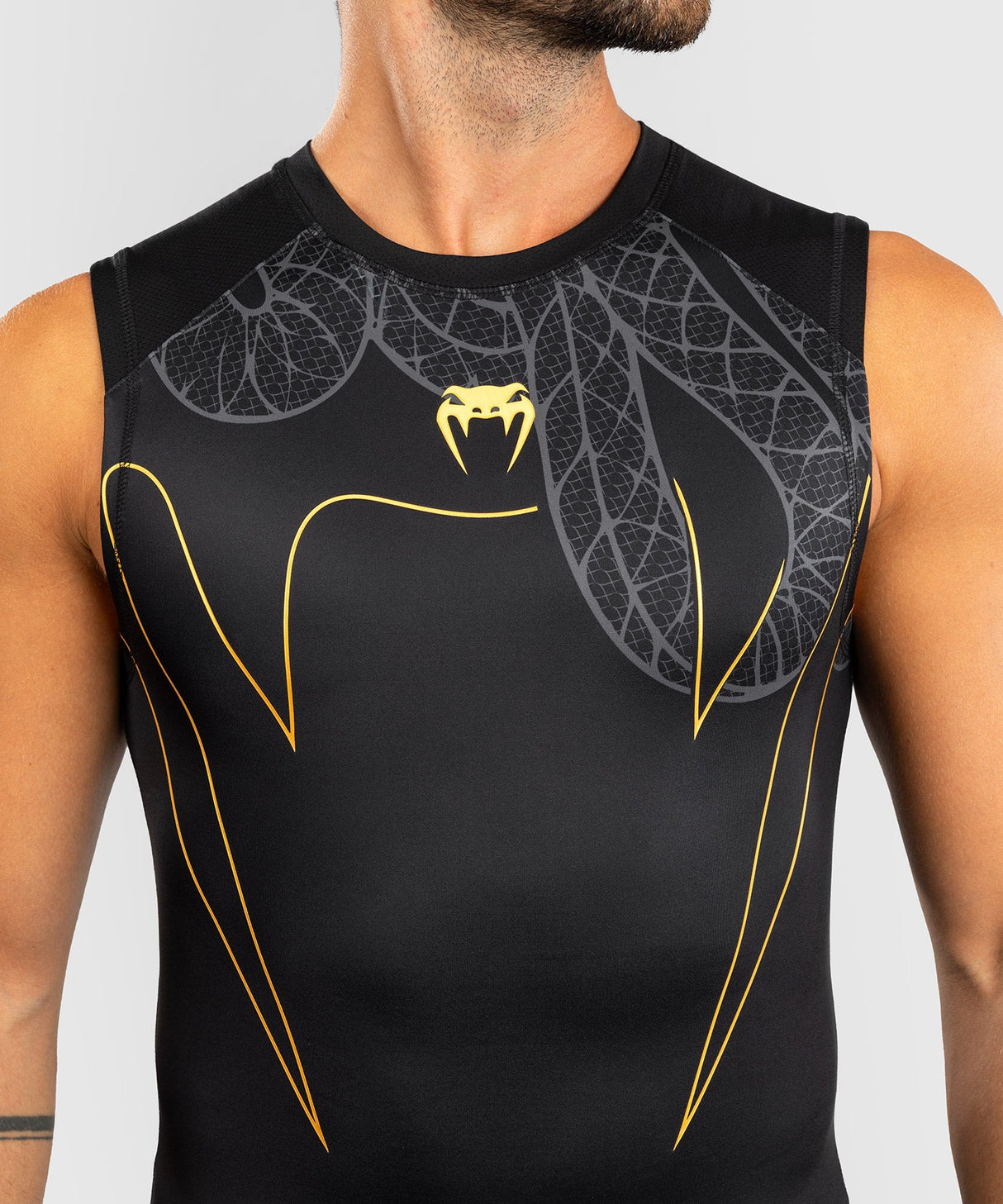 Venum Ärmelloser Rashguard Serpenti - Schwarz