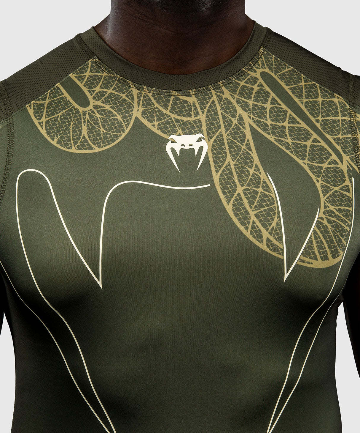 Venum Ärmelloser Rashguard Serpenti - Khaki Grün