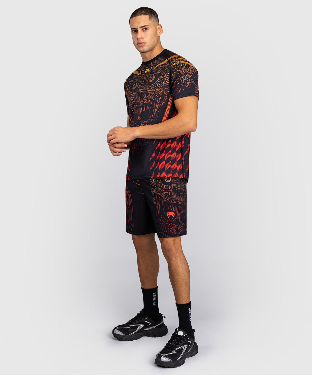 Venum Dry-Tech T-Shirt Quetzal Fury – Schwarz/Rot