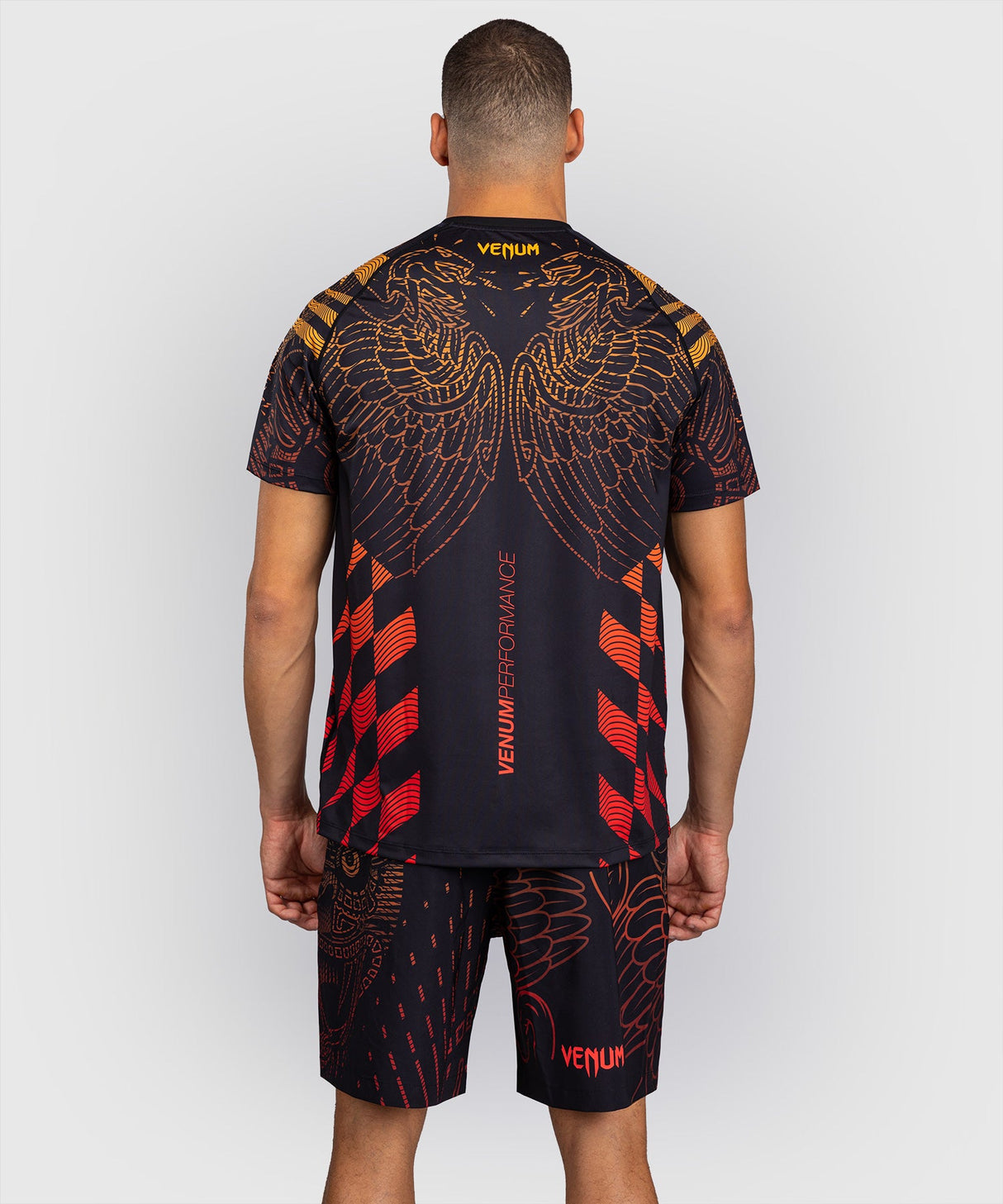 Venum Dry-Tech T-Shirt Quetzal Fury – Schwarz/Rot