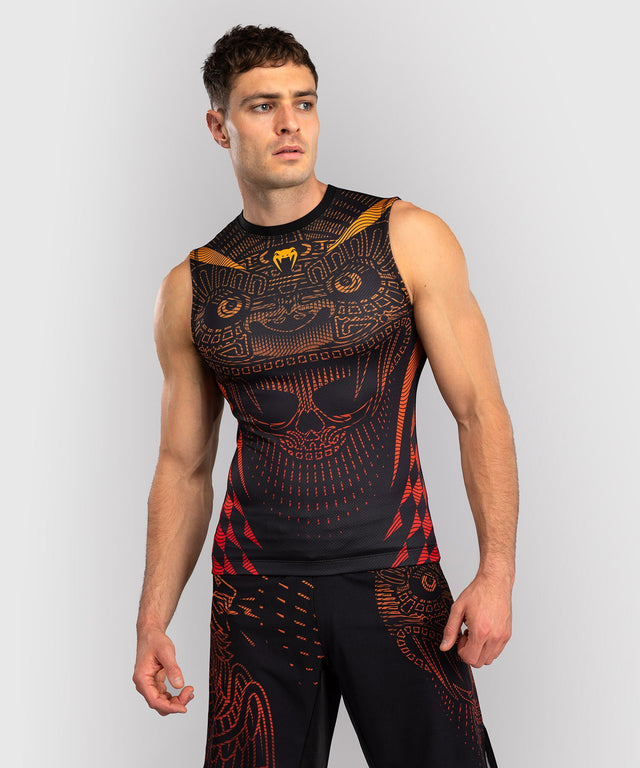 Venum Rashguard Ärmellos Quetzal Fury – Schwarz/Rot