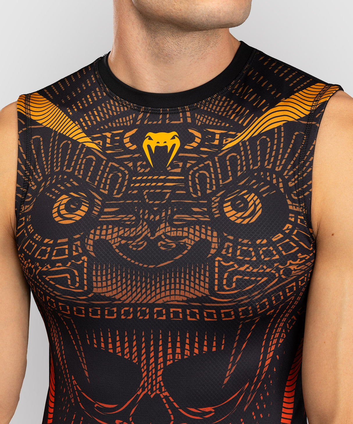 Venum Rashguard Ärmellos Quetzal Fury – Schwarz/Rot