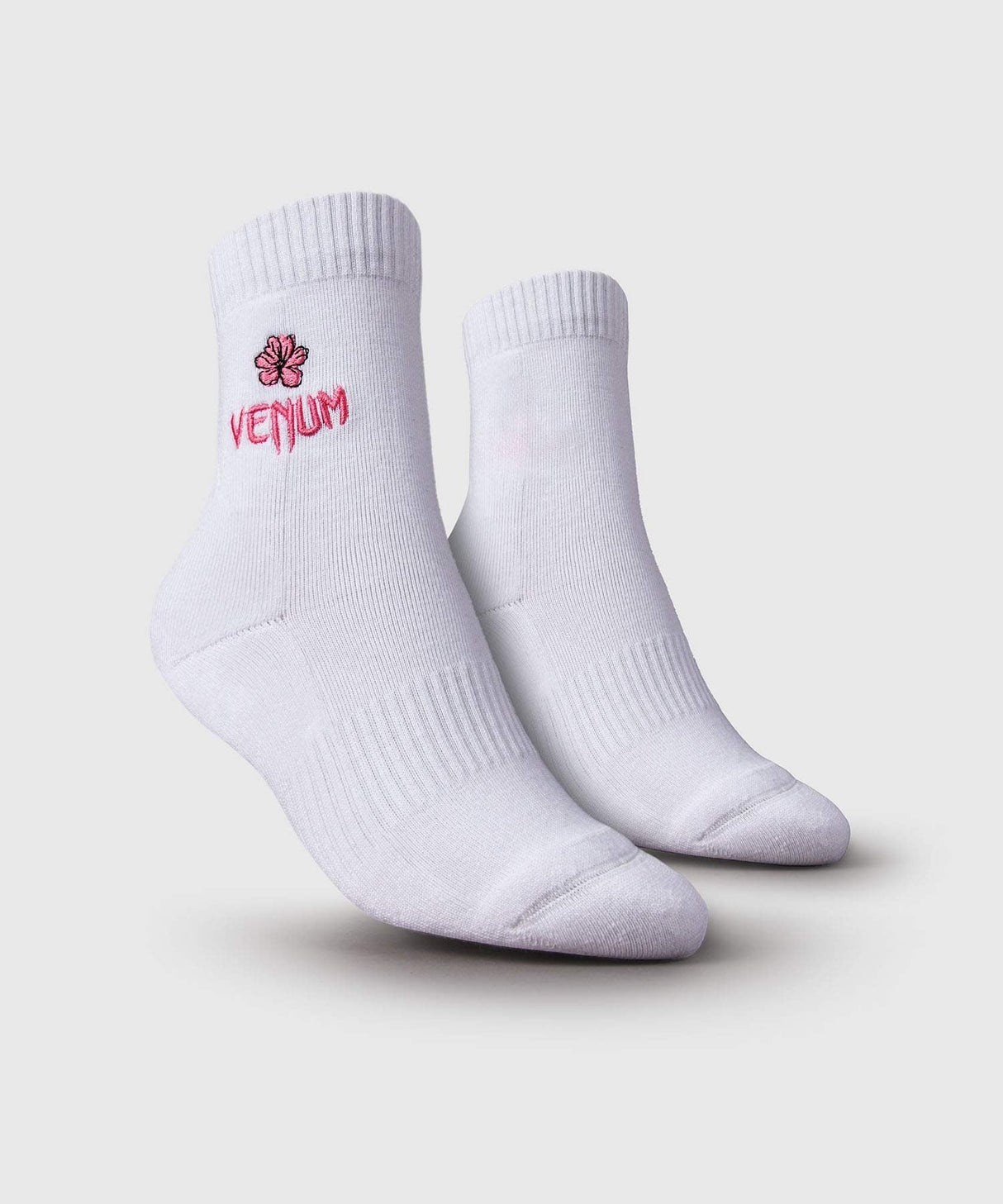 Venum Crew Socken Vector Damen – Weiss/Rosa