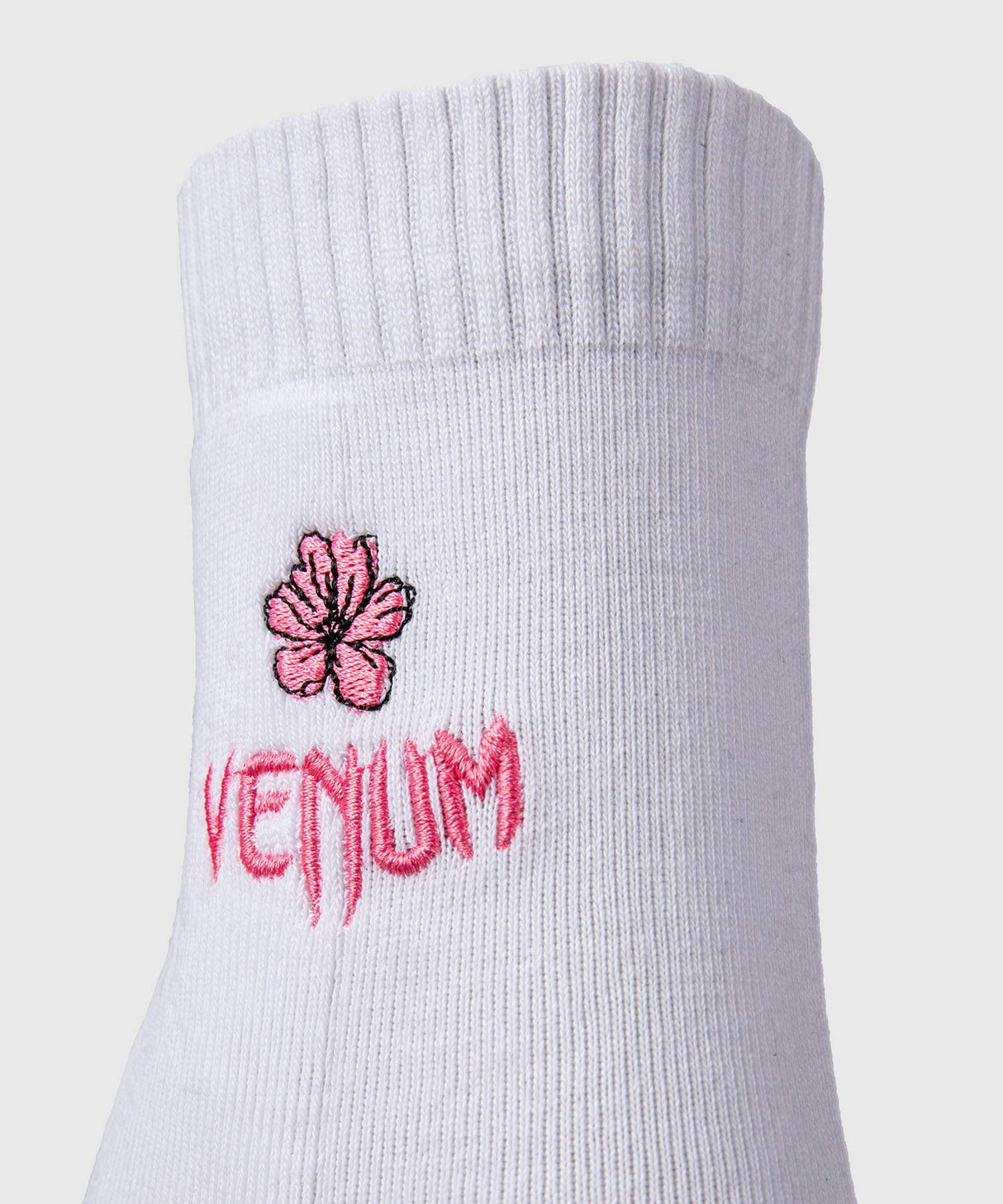 Venum Crew Socken Vector Damen – Weiss/Rosa