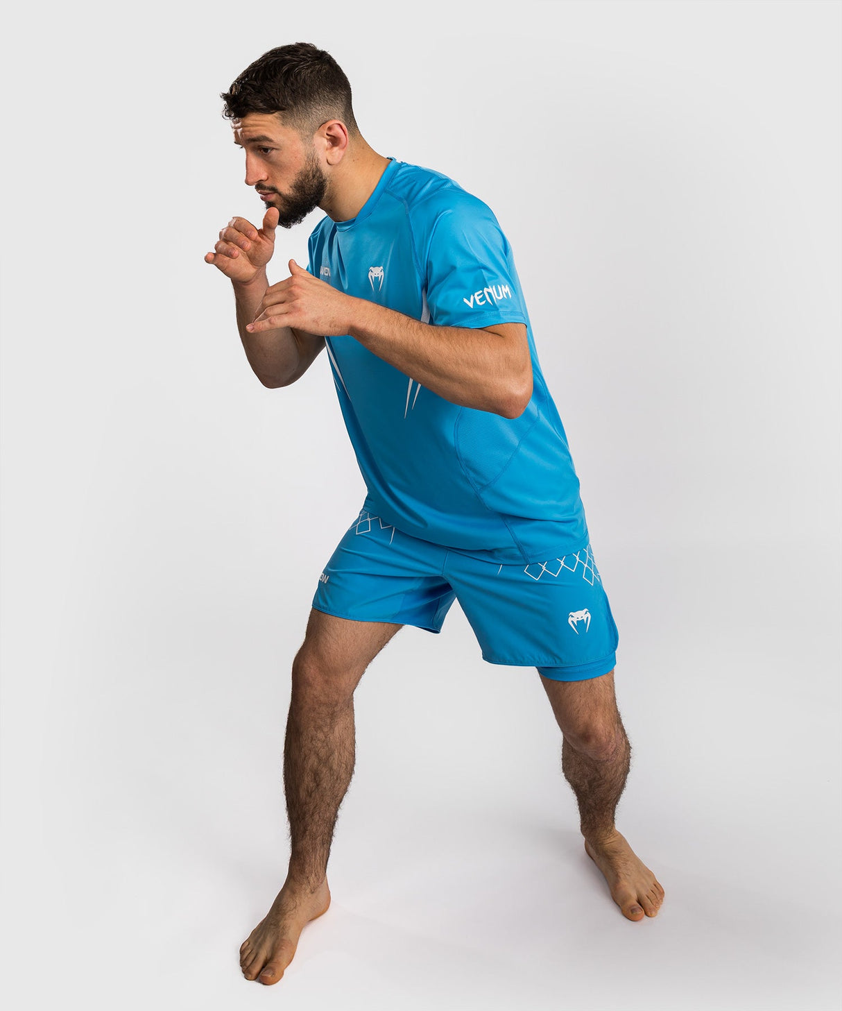 Venum x WOW FC Dry-Tech T-Shirt - Pacific Blau