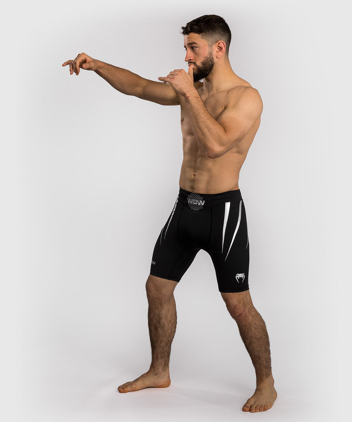 Venum x WOW FC Vale Tudo Shorts - Schwarz/Silber