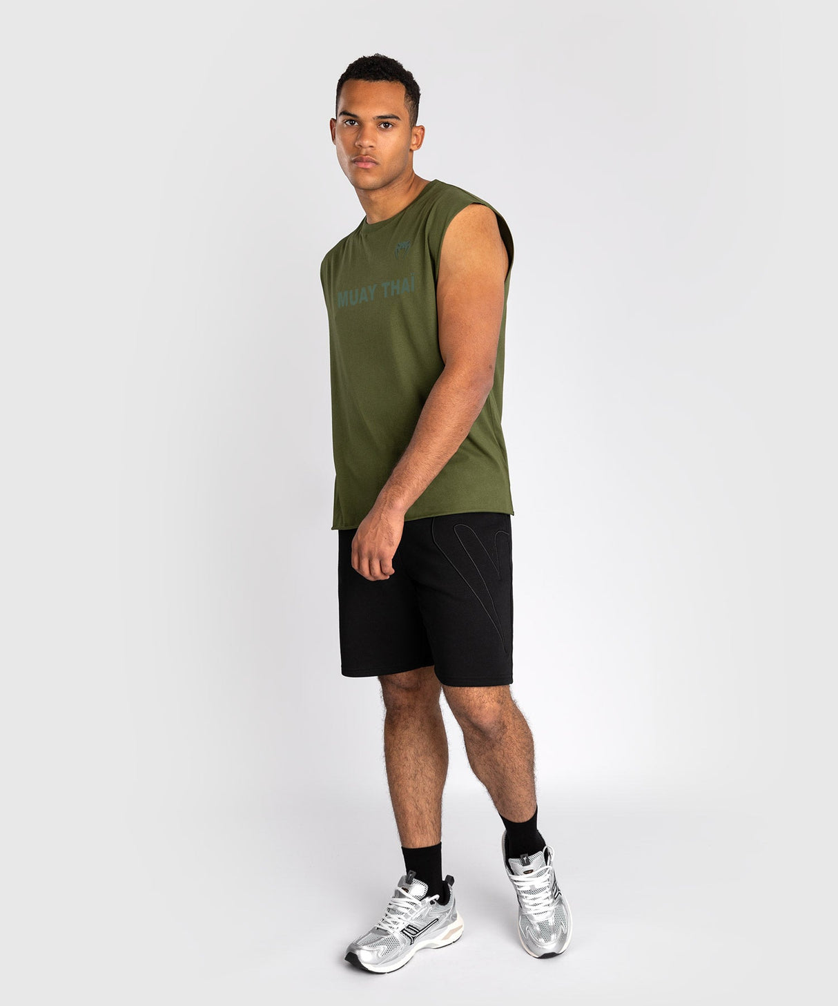 Venum Ärmelloses T-Shirt Muay Thai – Armeegrün
