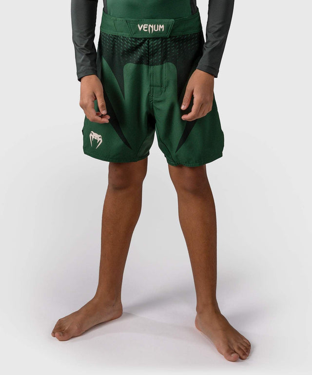 Venum MMA-Shorts Attack Kids – Grün/Weiss