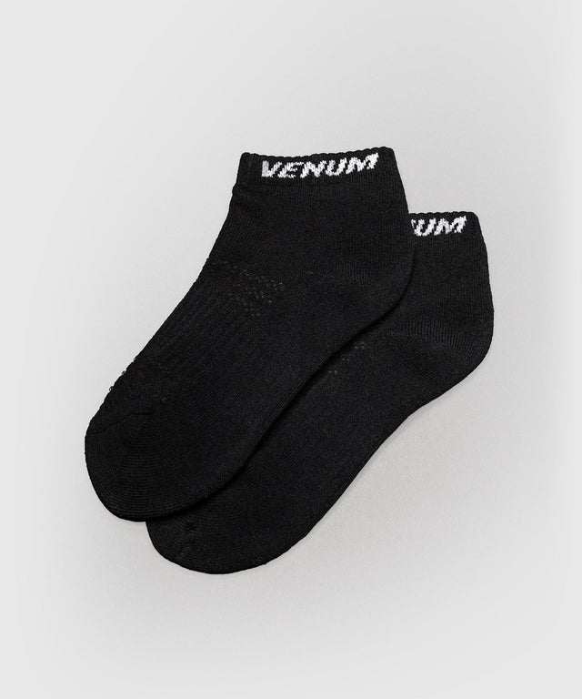 Venum Essential Knöchelsocken – Schwarz – 3er-Pack