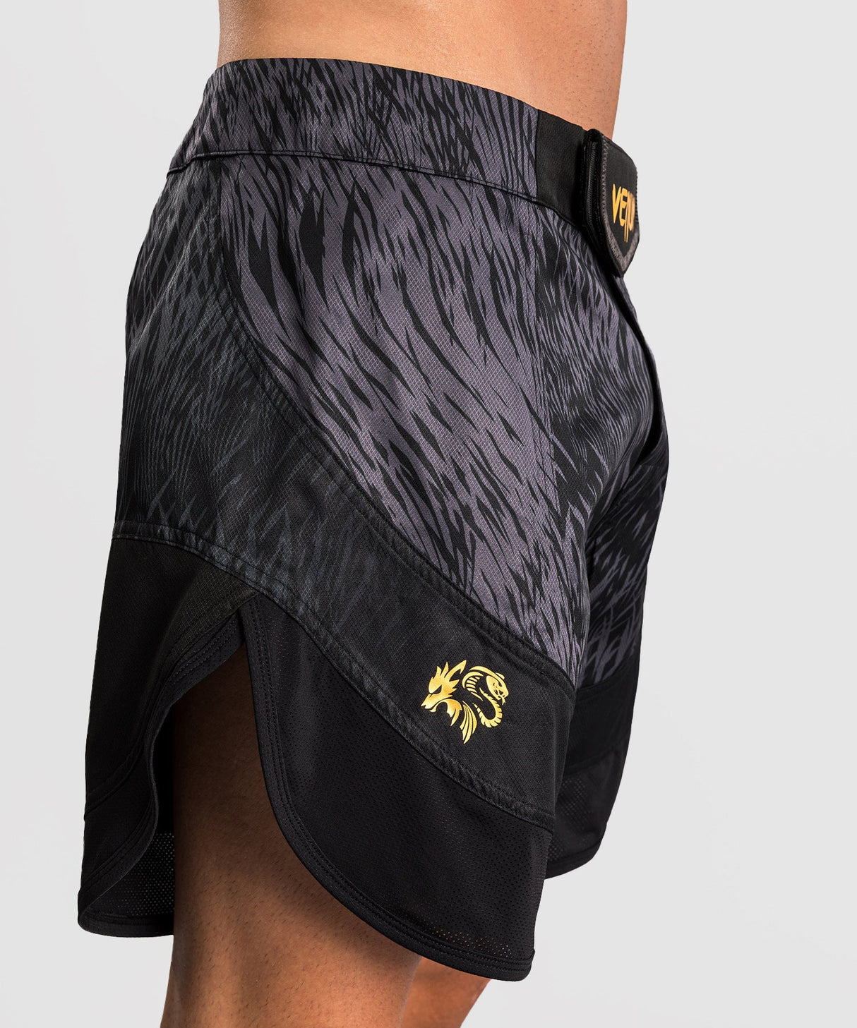 Venum x Chimaev MMA-Shorts – Schwarz/Grau