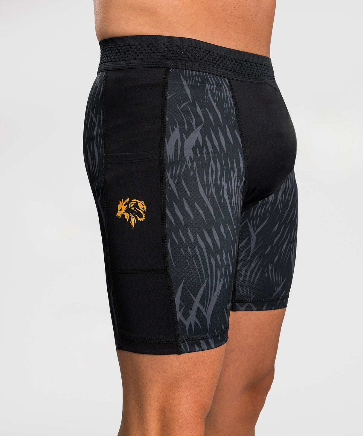 Venum x Chimaev Vale Tudo Shorts – Schwarz/Grau