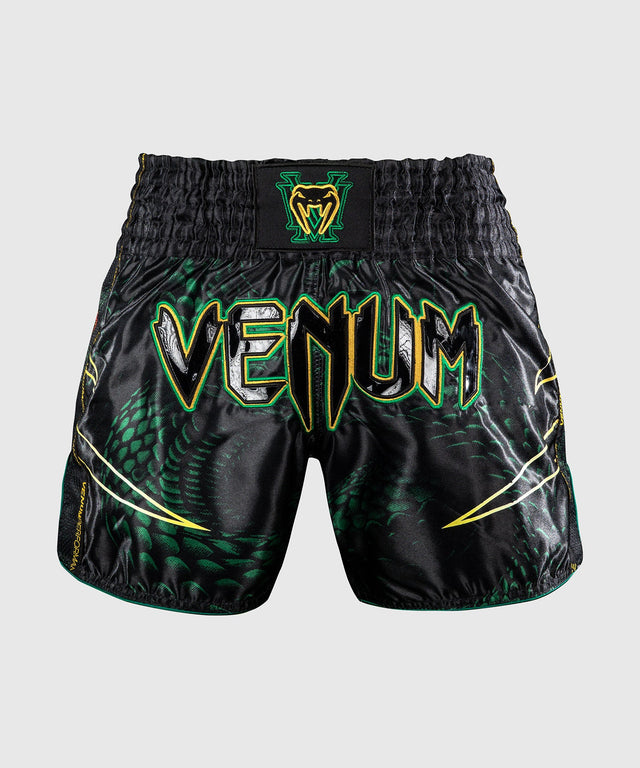 Venum Muay Thai Shorts Matupa - Schwarz/Grün/Gold