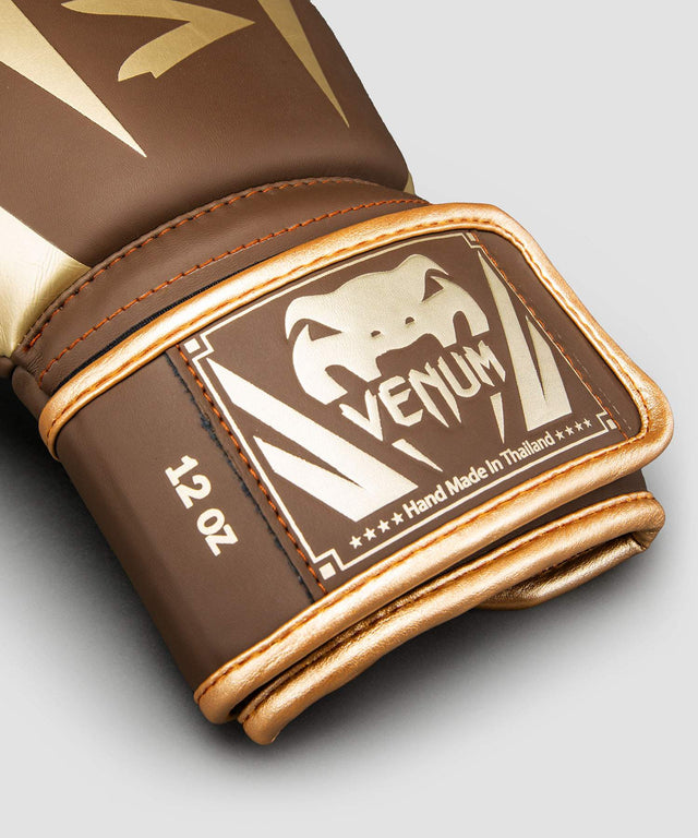 Venum Boxhandschuhe Elite – Dunkelbraun