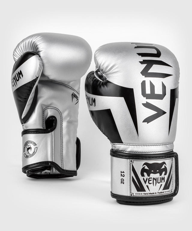 Venum Boxhandschuhe Elite - Silber/Schwarz