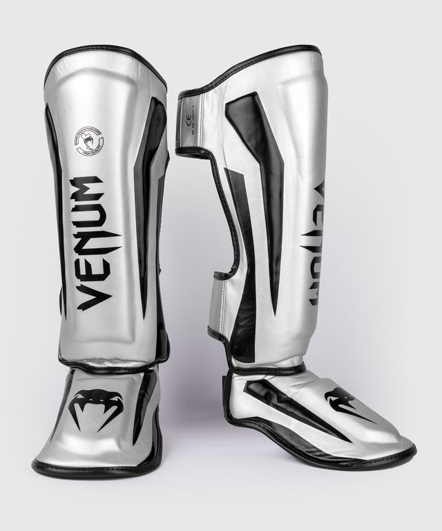 Venum Schienbeinschoner Elite - Silber/Schwarz
