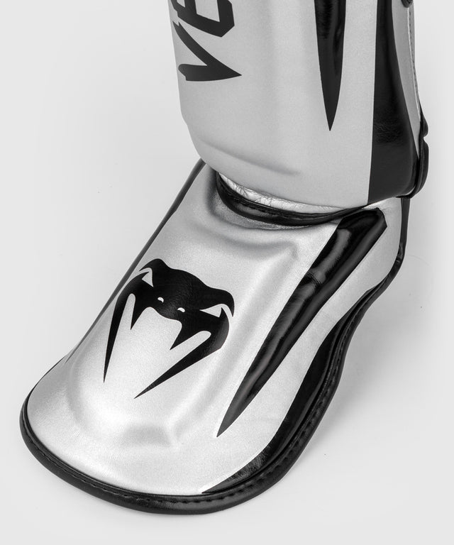Venum Schienbeinschoner Elite - Silber/Schwarz