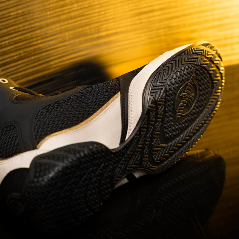 Hayabusa x Mayweather Boxschuhe Champ - Schwarz/Weiss