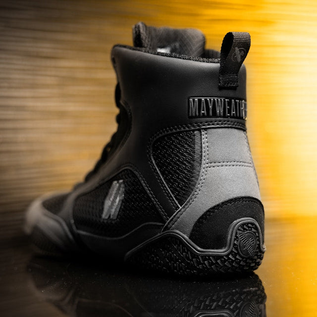 Hayabusa x Mayweather Boxschuhe Champ - Schwarz/Grau