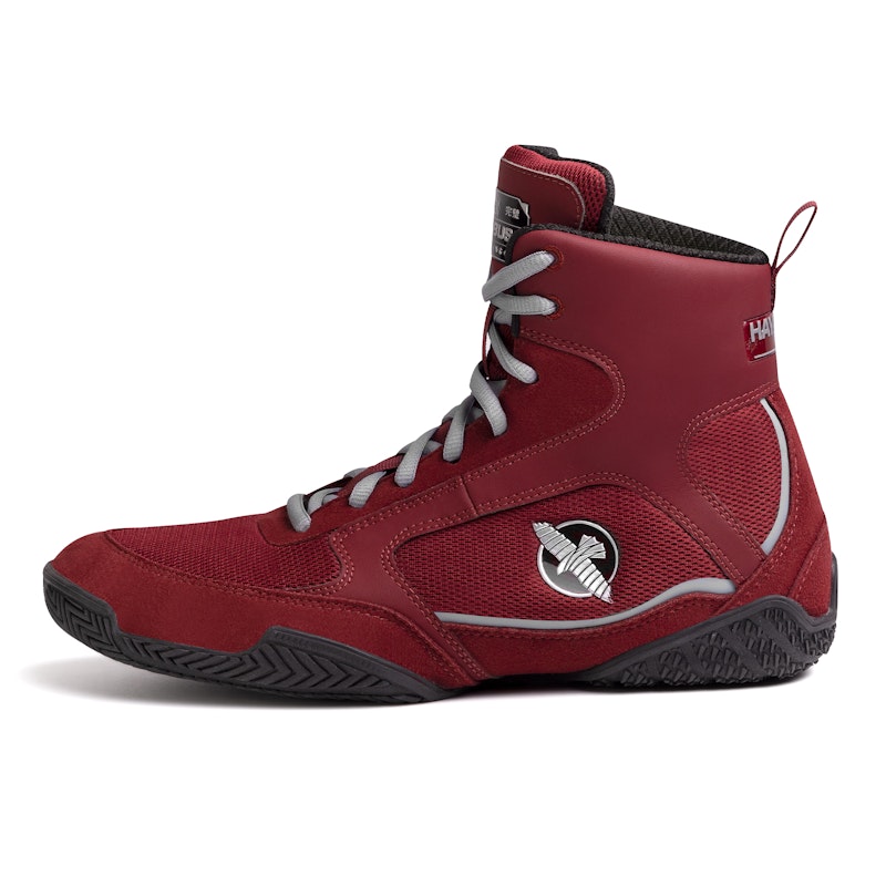 Hayabusa Boxschuhe Pro - Bordeauxrot/Grau
