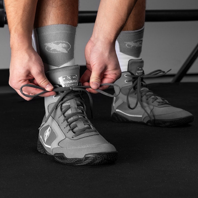 Hayabusa Boxschuhe Pro - Grau