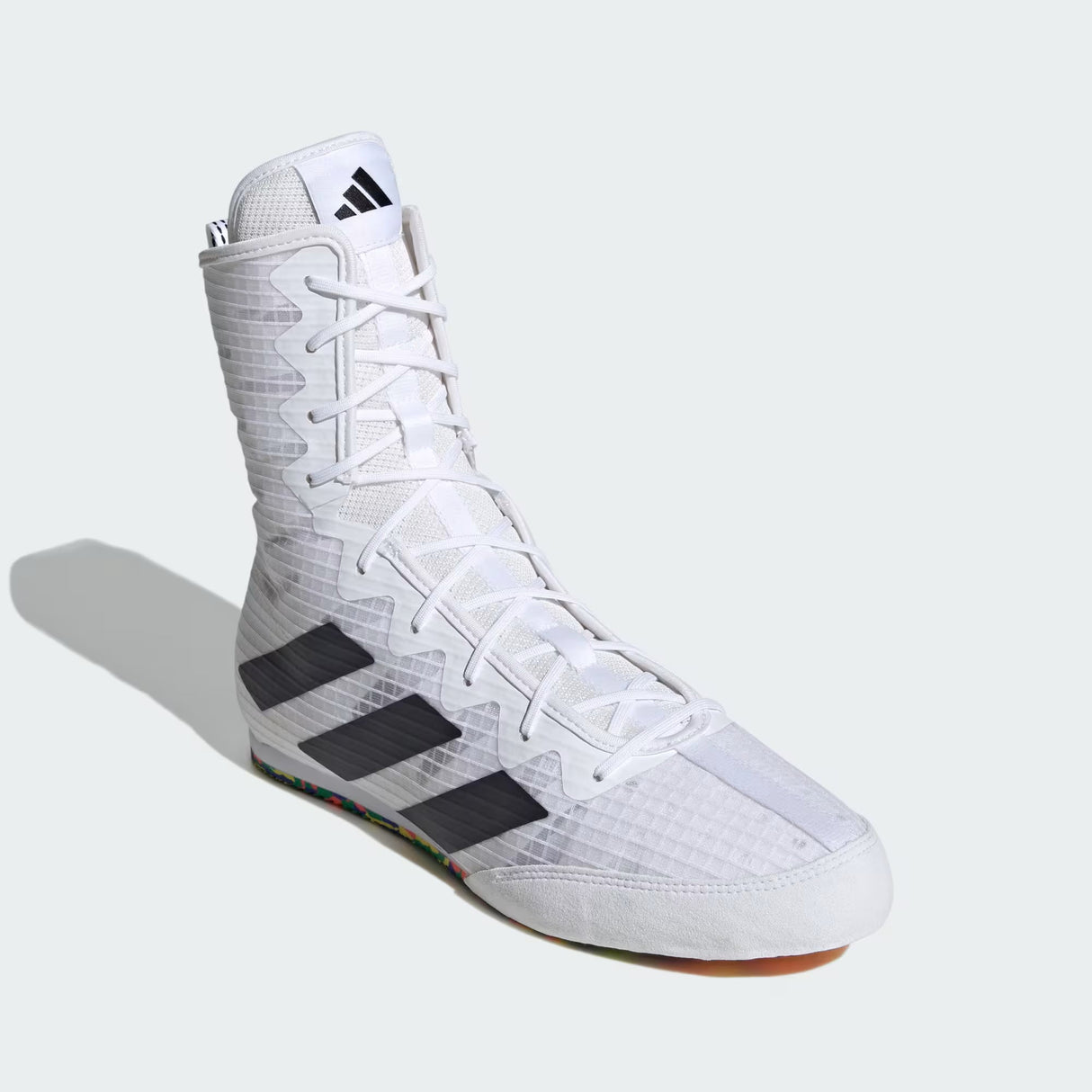 Adidas Boxschuhe Box Hog 4 – Weiss/Schwarz