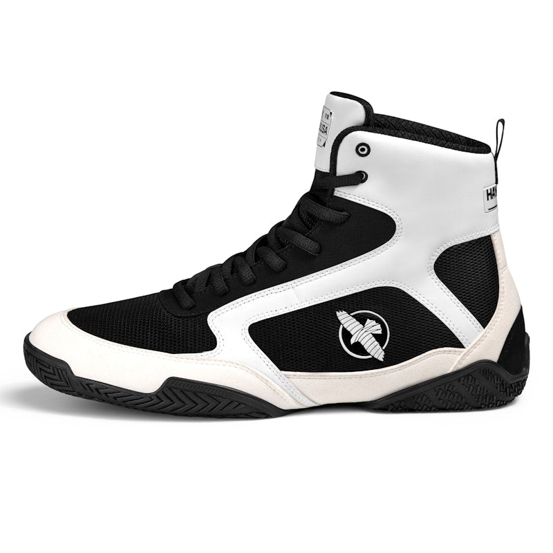 Hayabusa Boxschuhe Pro - Weiss/Schwarz