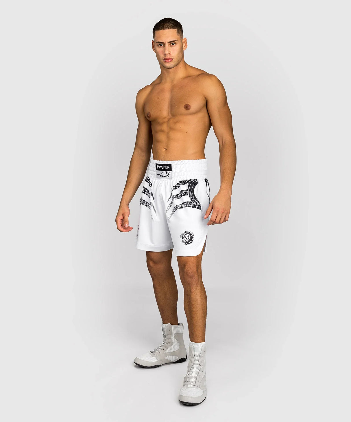 Venum x Mike Tyson Boxhosen Tiger – Weiss/Schwarz