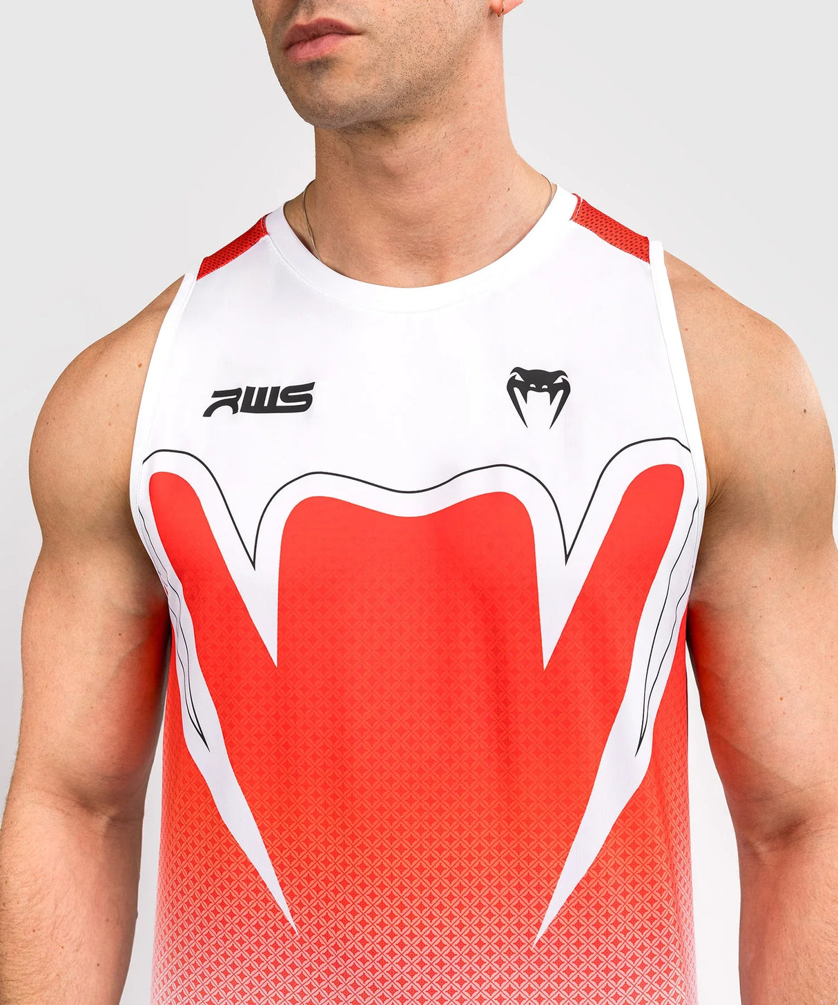 Venum x RWS 2.0 Dry-Tech Tank Top – Weiss/Rot