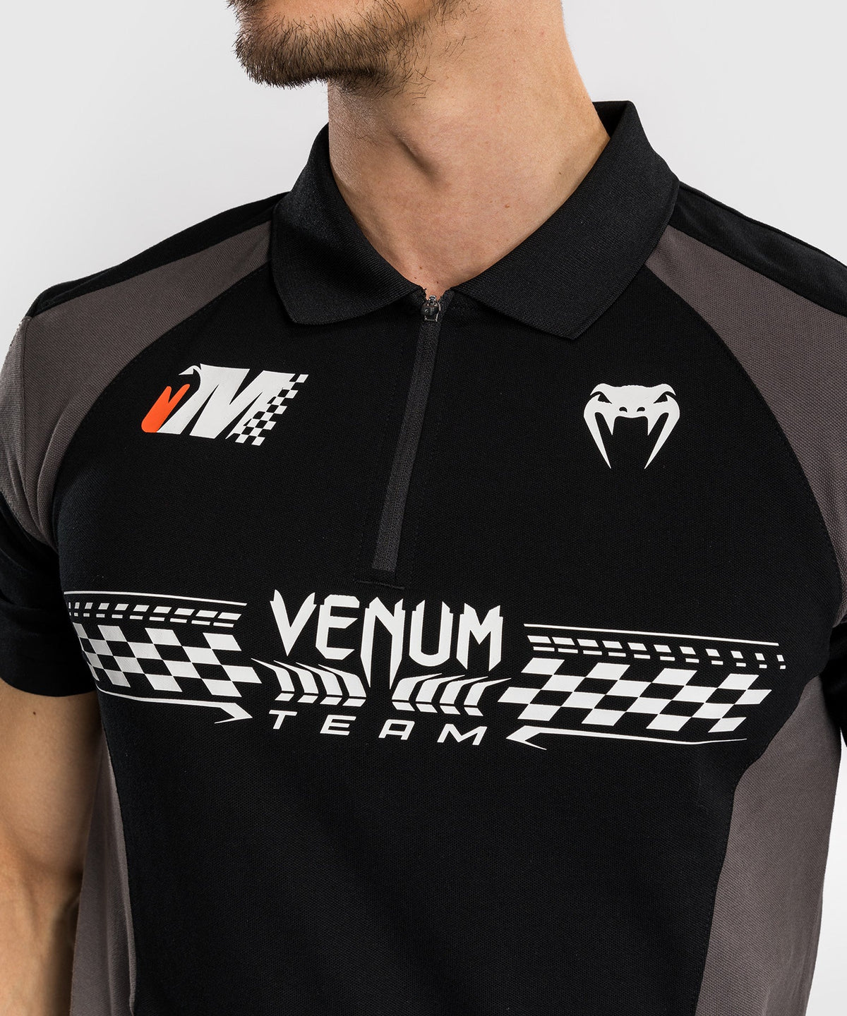 Venum Motorsport Polo – Schwarz