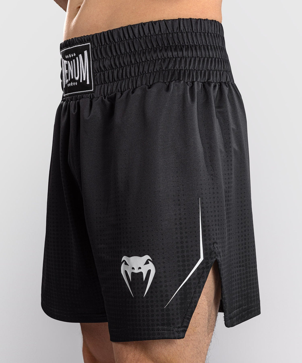 Venum Boxhosen Stealth – Schwarz/Weiß