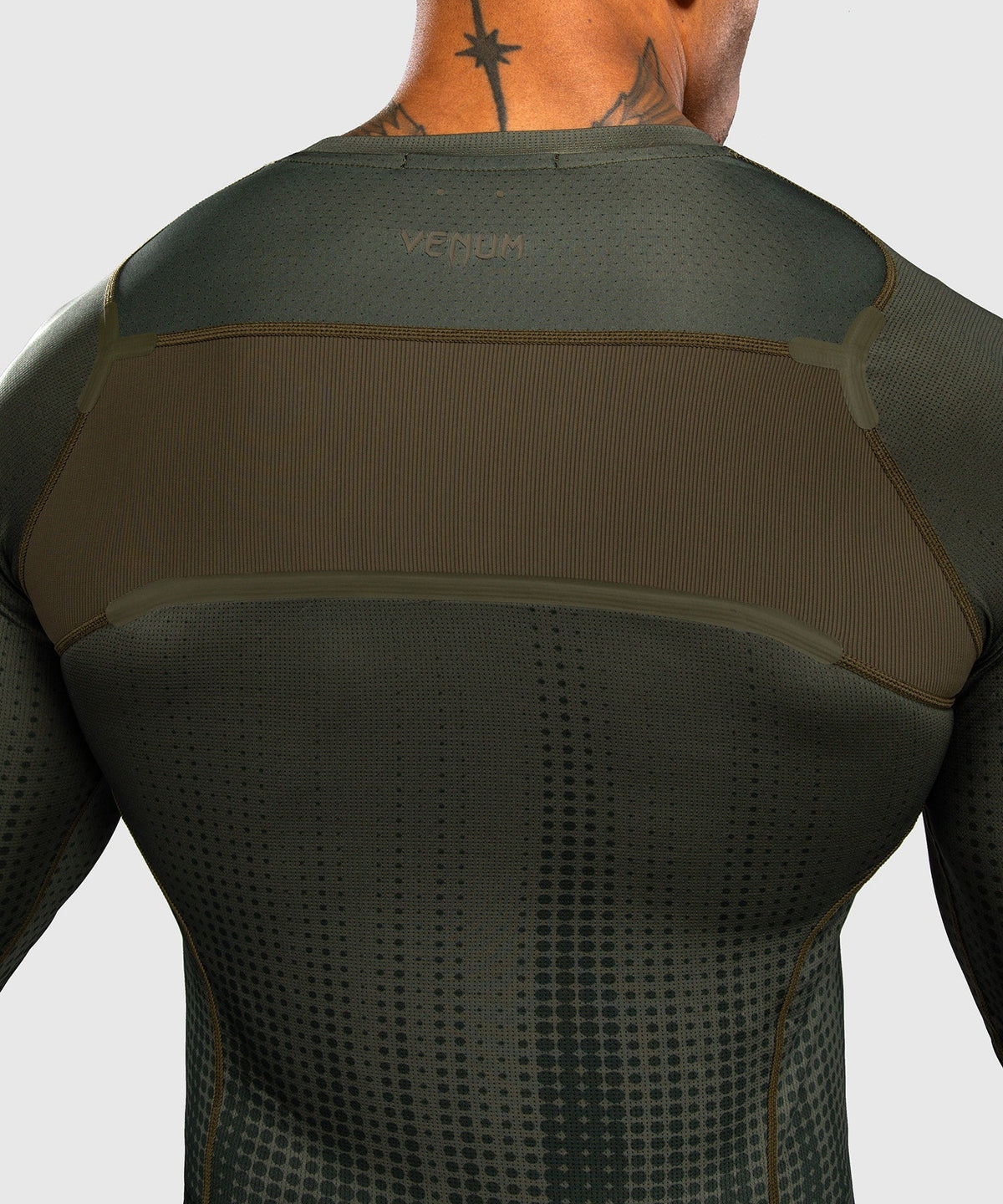 Venum Rashguard Stealth Lange Ärmel - Khaki/Militärgrün