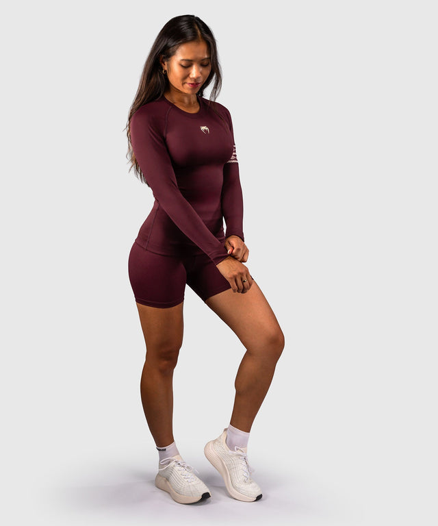Venum Rashguard Talisman Lange Ärmel - Pflaume