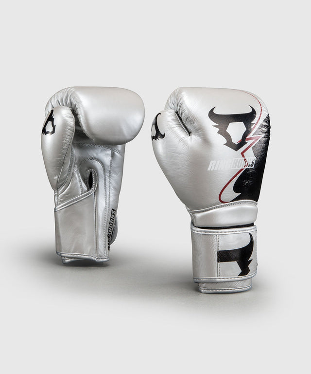 Ringhorns Boxhandschuhe Charger by Venum - Silber/Schwarz