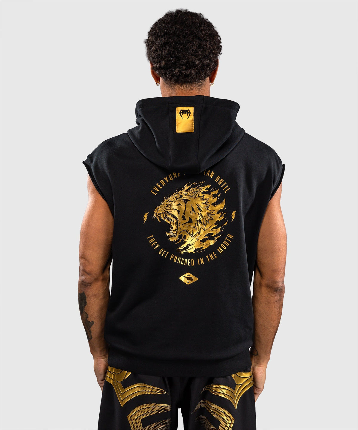 Venum x Mike Tyson Hoodie Ärmellos - Schwarz/Gold
