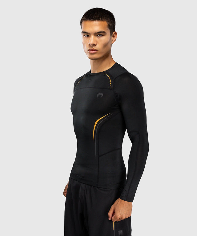 Venum Rashguard G-Core Lange Ärmel - Schwarz/Gold