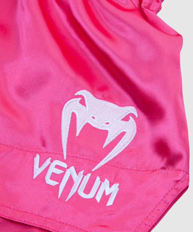 Venum Muay Thai Shorts Classic - Pink/Weiss