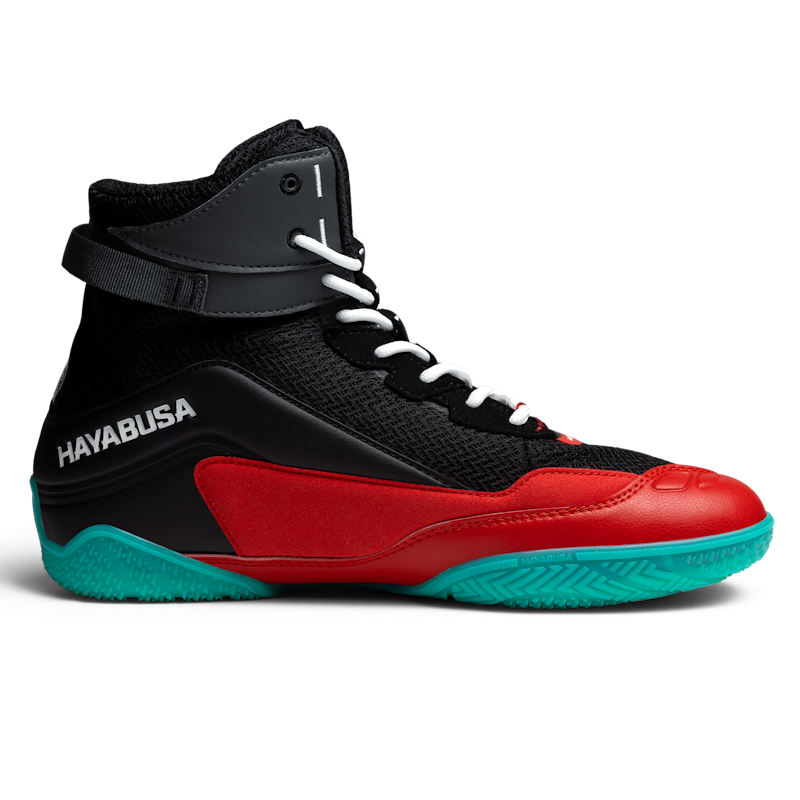 Hayabusa Boxschuhe Talon - Schwarz/Rot/Blau
