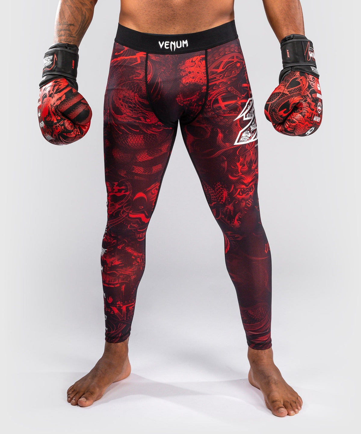 Venum Kompressionshose 20th Anniversary - Schwarz/Rot