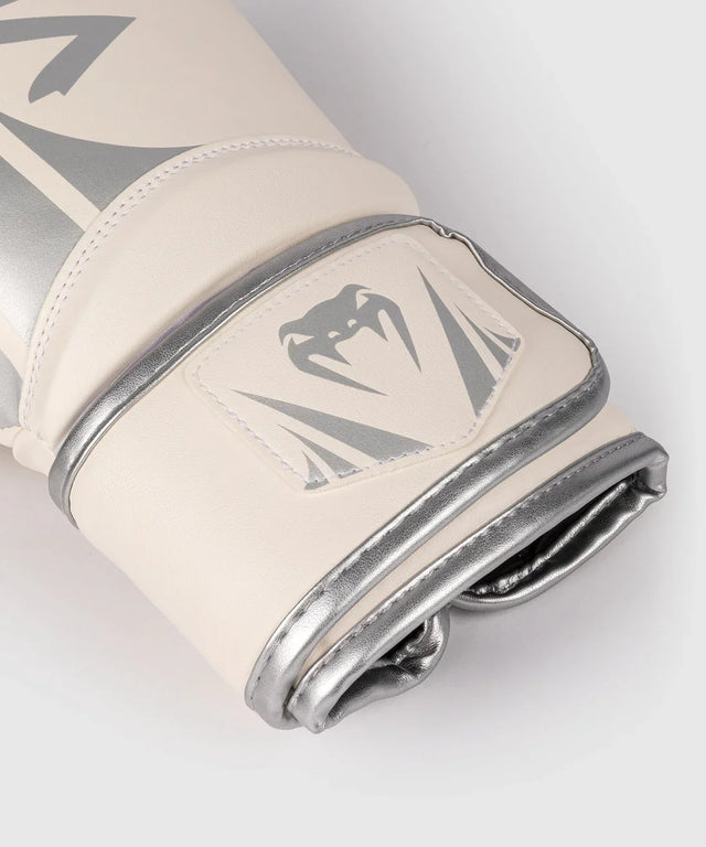 Venum Boxhandschuhe Challenger 2.5 – Weiss/Silber