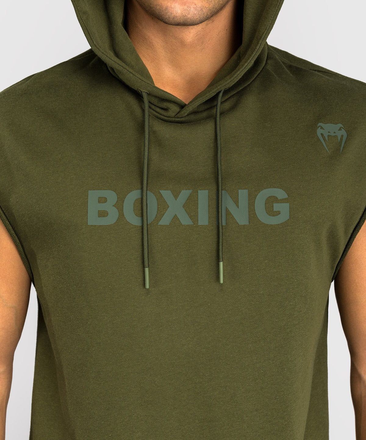 Venum Hoodie Ärmellos Boxing VT - Militärgrün